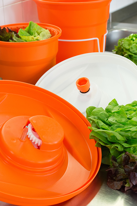 Commercial manual & electric salad spinners